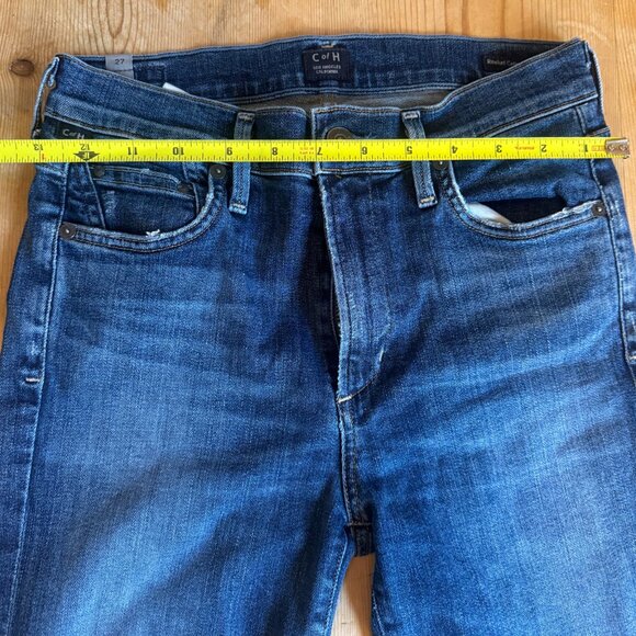 Citizens of Humanity Rocket Crop High Rise Skinny Jeans Dark Wash Size 27 - Picture 8 of 12